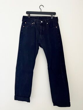 Levi's 501 Men's Black Straight Jeans